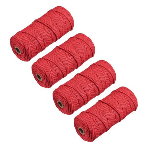 uxcell 4{ ȃ[v 4XghcC Xg҂݃[vR[h  100m/109[h a3 mm Ǌ| vgnK[ ҂ݕ }Nїp