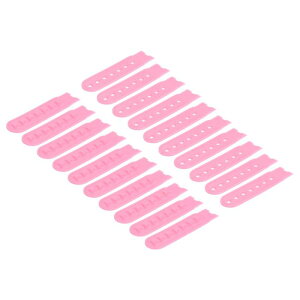 uxcell 10 �y�A �X�i�b�v�o�b�N�̃X�g���b�v�J�o�[ 7�� ���t���v���X�`�b�N�������\�ȖX�q�X�i�b�v�o�b�N�� �X�q�C���p�i�s���N�j