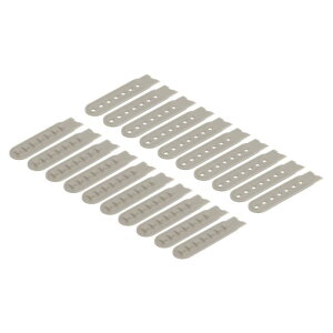 uxcell 10 �y�A �X�i�b�v�o�b�N�̃X�g���b�v�J�o�[ 7�� ���t���v���X�`�b�N�������\�ȖX�q�X�i�b�v�o�b�N�� �X�q�C���p�����i�i�_�[�N�J�[�L�j