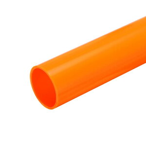 uxcell 1.6 PVC �d���`���[�u �ۃp�C�v 35.2mm ID 40mm OD 500mm �I�����W ���ϏՌ� ������ �H�|�i ���� �P�[�u���X���[�u�p