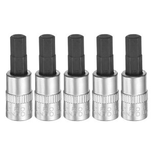 uxcell 5�Z�b�g H6 �w�b�N�X�r�b�g �\�P�b�g 1/4�C���` �X�N�G�A�h���C�u ���[�g���K�i ���� �C���p�N�g�r�b�g �p���[�i�b�g�h���C�o�[�Z�b�g S2 & CR-V �| �\�P�b�g ���`�F�b�g �����`�r�b�g �V