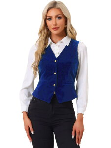 Allegra K �`���b�L �r�W�l�X �X�[�c �X�`�[�� �p���N �{�^���_�E�� �r���e�[�W ���f�B�[�X ���C�����u���[ XL