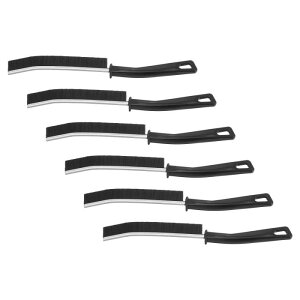 uxcell �N���r�X�N���[�j���O�u ���V 6�Z�b�g�̑��@�\�M���b�v�N���[�j���O�u ���V�c�[�� �ƒ�p�L�b�`�� �o�X���[�� �g�C���p�̍d�уN���r�X�N���[�j���O�u ���V