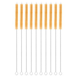 uxcell 10{̈ݕpXg[N[jOu V 10" x 2/8" iCђXg[u VpCvN[i[ Xg[ |bgX|bg Vbs[Jbv {g `[upiCG[j