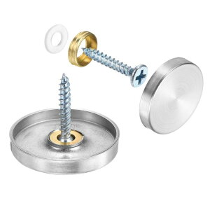 uxcell 8 ˂Jo[Lbv XeX|~[˂LbvJo[lC ŔLn[hEFAݗp~[˂t a30mm Vo[