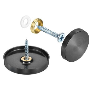 uxcell 16 ˂Jo[Lbv 304XeX|~[XN[fReBuLbvJo[lC ŔLn[hEFAݗp~[XN[t@Xi[ a40mm 