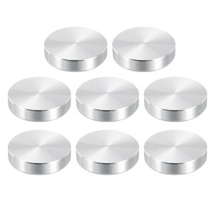 PATIKIL 30mm���E���h�V�F�C�v�A���~�j�E���f�B�X�N 8����M6�X���b�h7mm�����n�[�h�E�F�A�A���~�j�E���T�[�N���K���X�e�[�u���g�b�v�f�B�X�N �K���X�e�[�u���p �V���o�[