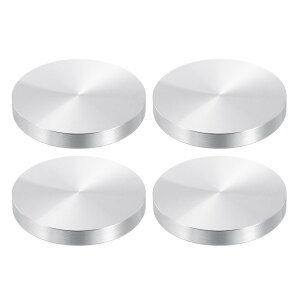 PATIKIL 50mm���E���h�V�F�C�v�A���~�j�E���f�B�X�N 4�p�b�NM10�X���b�h7mm�����n�[�h�E�F�A�A���~�j�E���T�[�N���K���X�e�[�u���g�b�v�f�B�X�N �K���X�e�[�u���p �V���o�[