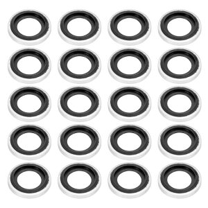 PATIKIL M12 �Z���t�Z���^�[�����V�[���K�X�P�b�g 20�� NBR ���������V�[�����b�V���[ �����ԗp���b�V���[ �@�B �z�� �V�����_�[�C���p