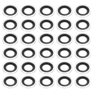 PATIKIL G1/8 �Z���t�Z���^�[�����V�[���K�X�P�b�g 30�� NBR ���������V�[�����b�V���[ �����ԗp���b�V���[ �@�B �z�� �V�����_�[�C���p