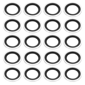 PATIKIL G3/8 �Z���t�Z���^�[�ڍ��V�[�����O�K�X�P�b�g 20�� NBR �����ڍ��V�[�����O���b�V���[ �����ԗp���b�V���[ �@�B �z�� �V�����_�[�C���p