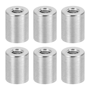 PATIKIL M3�A���~�X�y�[�T�[ 12�� ���^���X�y�[�T�[�A���~�j�E��3 mm ID x 6mm OD x 8mm L �X���b�h�X�y�[�T�[�X�N�����[�X�^���h�I�t���E���h RC�J�[ �h���[�� �}�U�[�{�[�h�p �V���o�[