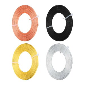 PATIKIL 16.4�t�B�[�g �t���b�g�A���~���C���[ 20�Q�[�W4���[�� �Ȃ��₷���z�Ɏ_���A���~���C���[5mm�� ��΍��p �V���o�[/��/���F/��