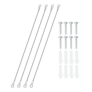 PATIKIL ACbgtXeX[hP[u 0.08" x 12" 2mm x 30cm 4pbN bNZLeBC[[v }EgplWt Xe[WCg݂艺p