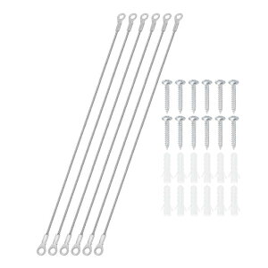 PATIKIL ACbgtXeX[hP[u 0.08" x 12" 2mm x 30cm 6pbN bNZLeBC[[v }EgplWt Xe[WCg݂艺p