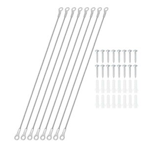 PATIKIL ACbgtXeX[hP[u 0.08" x 12" 2mm x 30cm 8pbN bNZLeBC[[v }EgplWt Xe[WCg݂艺p