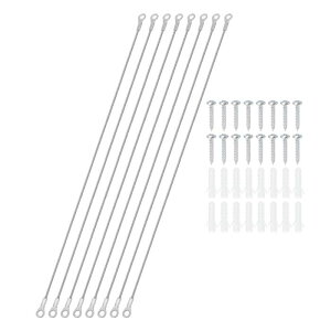 PATIKIL ACbgtXeX[hP[u 0.08" x 20" 2mm x 50cm 8pbN bNZLeBC[[v }EgplWt Xe[WCg݂艺p