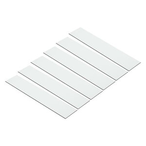 PATIKIL 10"x2" 󔒃l[v[g 6pbN JX^GO[ul[v[g N ^O [ U[GO[rO  p[\iCYhl[v[g ItBXfXN DIY yCg