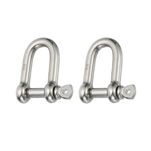 PATIKIL �X�N�����[�s���V���b�N��8mm 5/16 660lb 2��316�X�e�����X�| D�V���b�N���C�m�O���[�h�`�F�[�����C���[���[�v���O�p �V���o�[