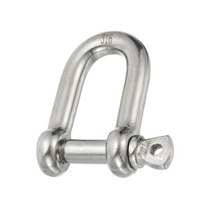 PATIKIL XN[sVbN12mm 1/2" 1653lb 316XeX|DVbN}O[h `F[C[[vAEghAp Vo[