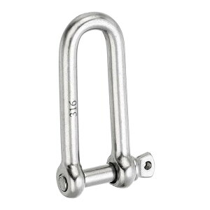 PATIKIL XN[sVbN 6mm 1/4" 660lb 316XeX| ODVbN}O[h `F[C[[vAEghAp Vo[