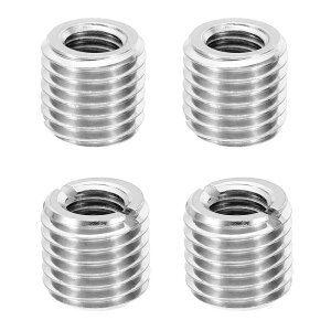 PATIKIL �X���b�h�A�_�v�^�[�X���[�u���_�N�V�����i�b�g 4��M16xM10x15mm���X����I�X�� �C���C���T�[�g�i�b�g�X�N�����[���f���[�T�[�ϊ��X�e�����X�t�@�X�i�[ �V���o�[�g�[��