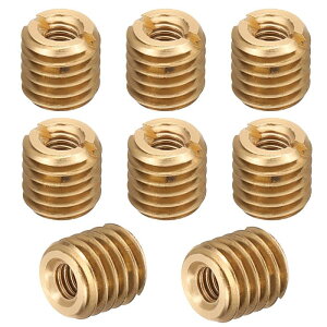 PATIKIL �^�J�˂����ݏC���C���T�[�g�i�b�g 8�� M8xM4x8 mm �I�X-���X �X���b�g�t���˂��X���[�u�C���T�[�g �k���i�b�g�A�_�v�^ �k���˂��X���[�u