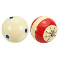 PATIKIL 2-1/4"プールビリヤードキューボールセット 2個 プロカップキューボール練習トレーニングプール…