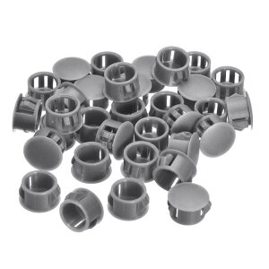 uxcell 15mm(19/32�C���`) �v���X�`�b�N�z�[���v���O 36�� �t���b�V���^�C�v �p�l���p�ی^�X�i�b�v�C�����ߋ� �m�b�N�A�E�g���b�N�v���O �Ƌ�p�}���G���h�L���b�v �p�l���p �O���[