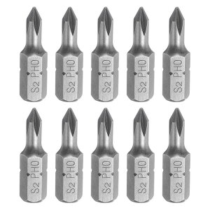 uxcell 10�� Phillips�X�N�����[�h���C�o�[�r�b�g1/4�Z�p�V�����NPH0���C�w�b�h1����S2�|�\���w�b�h�h�����r�b�g�C����Ɨp�d���h���C�o�[