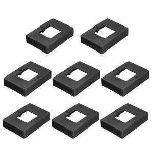 PATIKIL 8�p�b�N�t�F���X�|�X�g�X�J�[�g 1.6 x 1.6�C���`�̒����`�����X�^�C���f�b�L�|�X�g�x�[�X�J�o�[�v���X�`�b�N�t�����W�x�[�X�V���[ �肷��t�F���X�K�i�肷��|�[�`�p�e�B �I�p ��