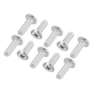 PATIKIL ���E���h�w�b�h�l�W 32����M6-1 x 18mm 304�X�e�����X�X�`�[��18-8�t���X���b�h �}�V���X�N�����[�t�@�j�`���[�X�N�����[�R�l�N�^�[�{���g
