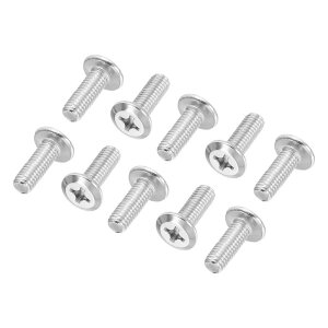 PATIKIL ���E���h�w�b�h�l�W 32����M6-1 x 16mm 304�X�e�����X�X�`�[��18-8�t���X���b�h �}�V���X�N�����[�t�@�j�`���[�X�N�����[�R�l�N�^�[�{���g