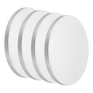 uxcell 4�̃A���~�f�B�X�N ���a2�C���`�i50mm�j ����0.14�C���`�i3.5mm�j 6061�A���~�j�E���T�[�N���v���[�g ���^���X�^���s���O�p���E���h�V�[�g