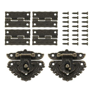 uxcell 2̃gȃuỸb`bN4̒qW 54 x 31mm̃b`obNƃp^[qW 24̃lWt pLrlbgȖؐ{bNX