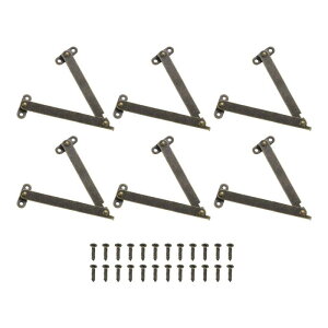 uxcell 6̊W܂肽݃T|[gqW Ƌؐ΃P[X`FXgLrlbgp24̃lWt uYi܂肽܂ꂽ4.1"/105mm v[g0.4"/11mmj