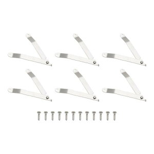 uxcell 10̊W܂肽݃T|[gqW Ƌؐ΃P[XLrlbgp20̃lWtbhXeCqW Vo[g[i܂肽܂ꂽ3.8"/97mm v[g0.4"/11mmj