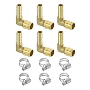 uxcell 6̐^Jz[Xo[utBbeBO 5/16"o[u x 1/4" N PTX 90x^JG{[tBbeBOA_v^[ z[XNvt ERECp @Bu