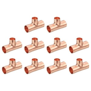 uxcell 1/2" x 3/8" x 1/2" keB[ ͔zǗpRlN^[ zǂїⓀp 10