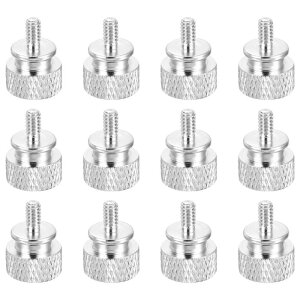 uxcell 12 UNC6-32x6.5mm [bg܂݃lW Rs[^[P[X ˂t߃lW A~ PCP[Xp 邢Vo[