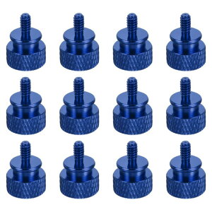 uxcell 12 UNC6-32x6.5mm [bg܂݃lW Rs[^[P[X ˂t߃lW A~ PCP[Xp _[Nu[