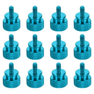 uxcell 12 UNC6-32x6.5mm [bg܂݃lW Rs[^[P[X ˂t߃lW A~ PCP[Xp CNu[