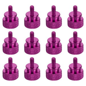 uxcell 12 UNC6-32x6.5mm [bg܂݃lW Rs[^[P[X ˂t߃lW A~ PCP[Xp [Ybh