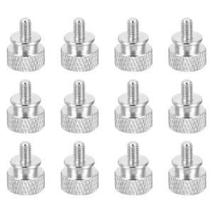 uxcell 12 M4x6mm [bg܂݃lW Rs[^[P[X ˂߃lW A~ PCP[Xp 邢Vo[