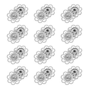 uxcell 20Zbg̒ԃXibv{^ 21mmvX{^Xibvt@Xi[ mDIYNtgp Vo[