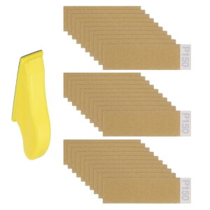 uxcell 60̃}CNfBe[T_[y[p[Lbg150Obg3.5" x 1.2"EFbghCtbN[vA~iThy[p[t~jnhTfBOubN ؍HNtg 