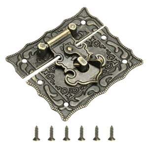 uxcell �n�X�v�N�� �X�v���b�`���b�N 56 x 66mm�����p���g���g�O�����b�`���������n�X�v���b�N ��Δ� �X�[�c�P�[�X �H� �ؐ��P�[�X�p�̃l�W�t�� �u�����Y