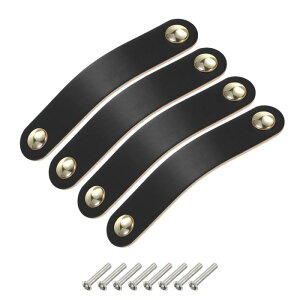 uxcell 4����̃��U�[�h���A�v�� �_�u���z�[�����U�[�h���A�m�u �Ƌ�h���b�T�[�n���h�� �����o�� �N���[�[�b�g �˒I�p�̃l�W�t�� ��/���F(���Ԋu:96mm)