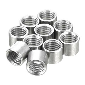 uxcell 10 ی^nڃibg M8x10x8mm OnڃIoOXibg ˂t - 304XeXX`[ ی^RlN^ibg X[ubho[X^bh Vo[