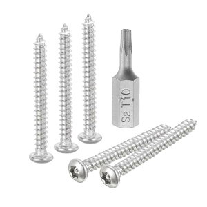 uxcell M3 x 25mm�{�^���w�b�h�g���N�X�Z�L�����e�B�V�[�g���^���X�N�����[ 30��304�X�e�����X�|���s������h�~�Z���t�^�b�s���O�X�N�����[ T10�r�b�g�t�� ����h�~�E�b�h�X�N�����[(�V���o�[)
